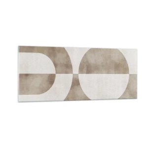 Glasbild - Bild auf glas - Ähnlichkeiten und Unterschiede - 100x40 cm