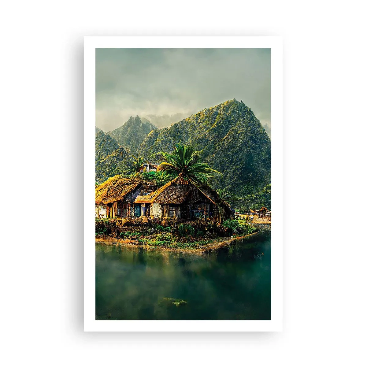 Poster - Tropisches Paradies - 61x91 cm
