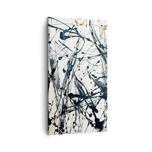 Bild auf Leinwand - Leinwandbild - Expressionistische Abstraktion - 45x80 cm