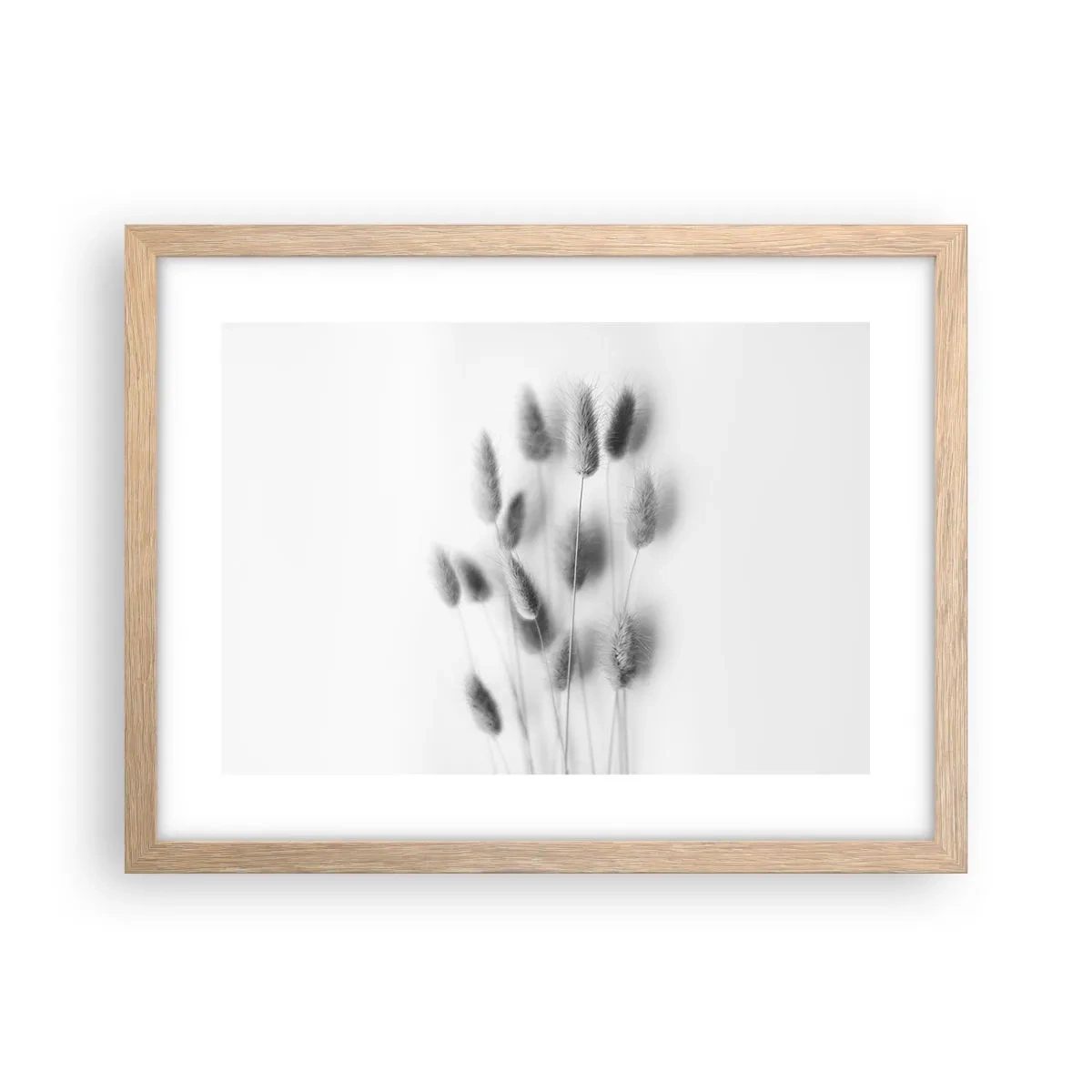 Poster in einem Rahmen aus heller Eiche - Eure flauschige Grashoheit - 40x30 cm
