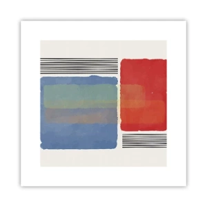 Poster - Der Geist und der Buchstabe der Geometrie - 30x30 cm