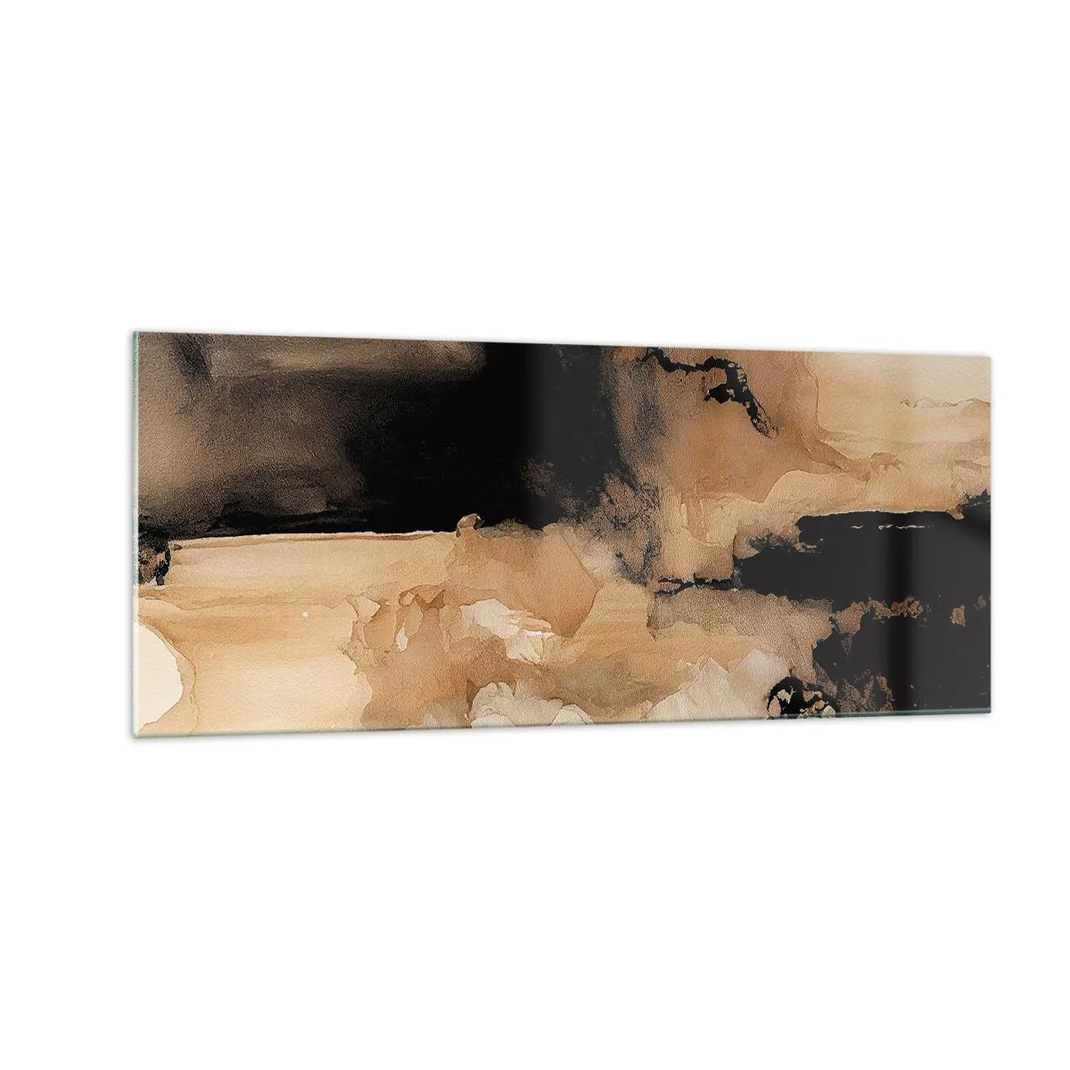 Glasbild - Bild auf glas - Faszinierende Abstraktion - 100x40 cm