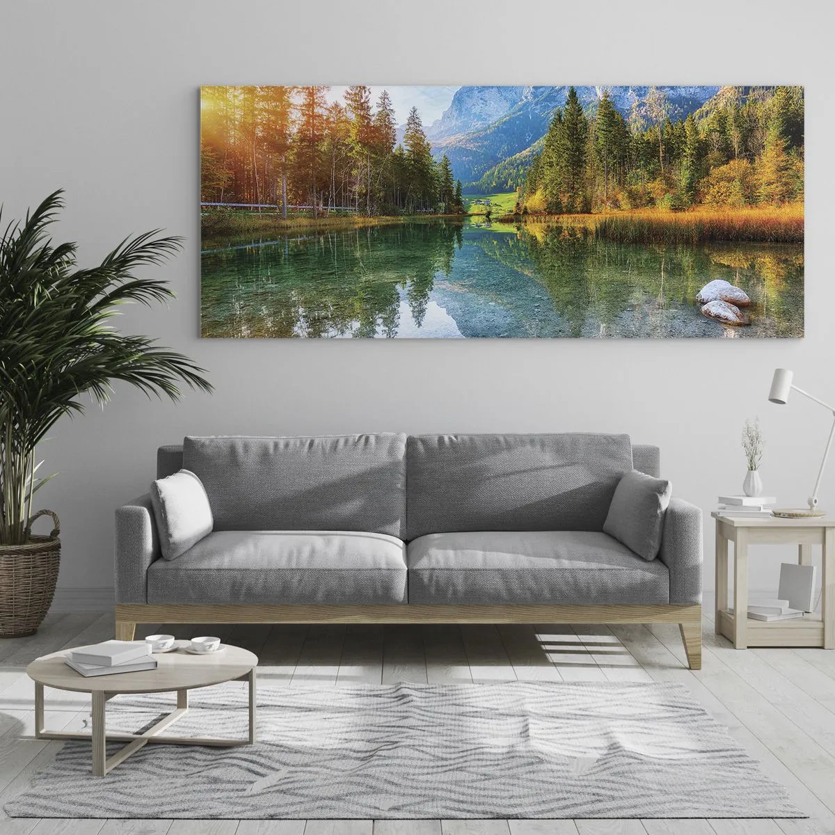 Glasbild - Bild auf glas - Die Sanftheit des Herbstes - 100x40 cm