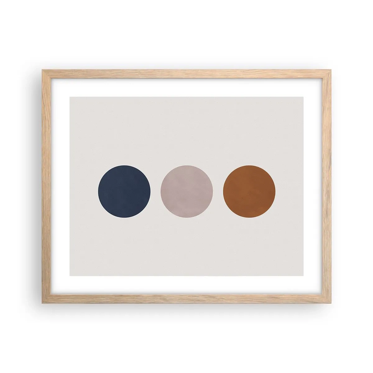 Poster in einem Rahmen aus heller Eiche - Ein Symbol für Exzellenz - 50x40 cm