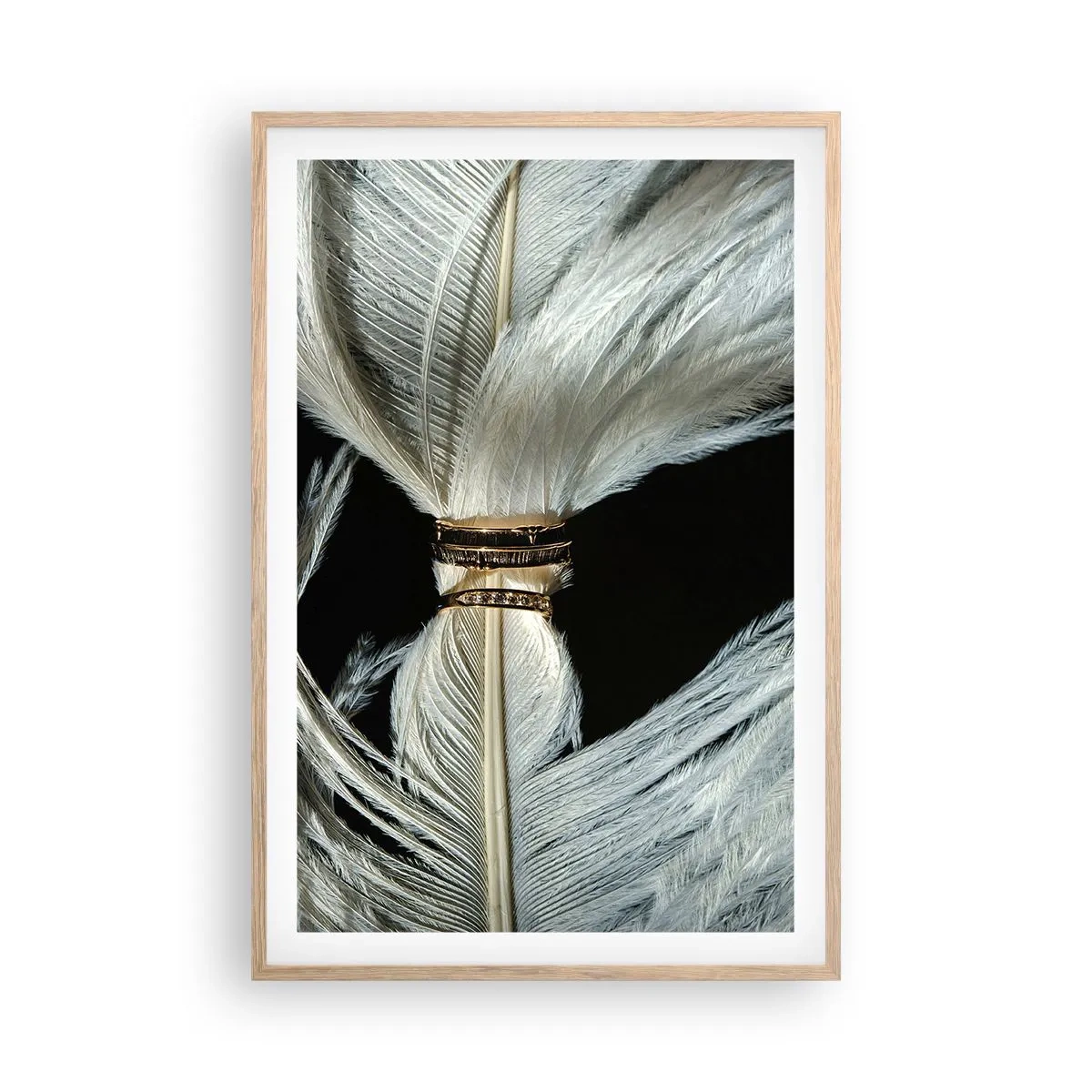 Poster in einem Rahmen aus heller Eiche - ... und ich werde dich nicht verlassen ... - 61x91 cm