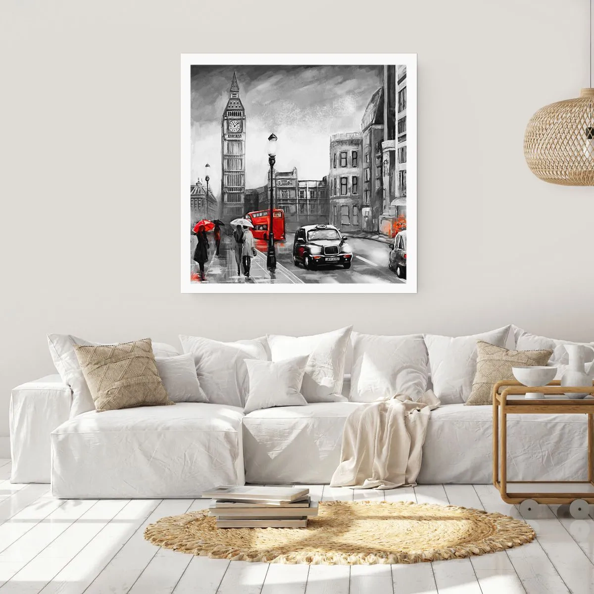 Poster - Gar keine graue Stadt - 60x60 cm