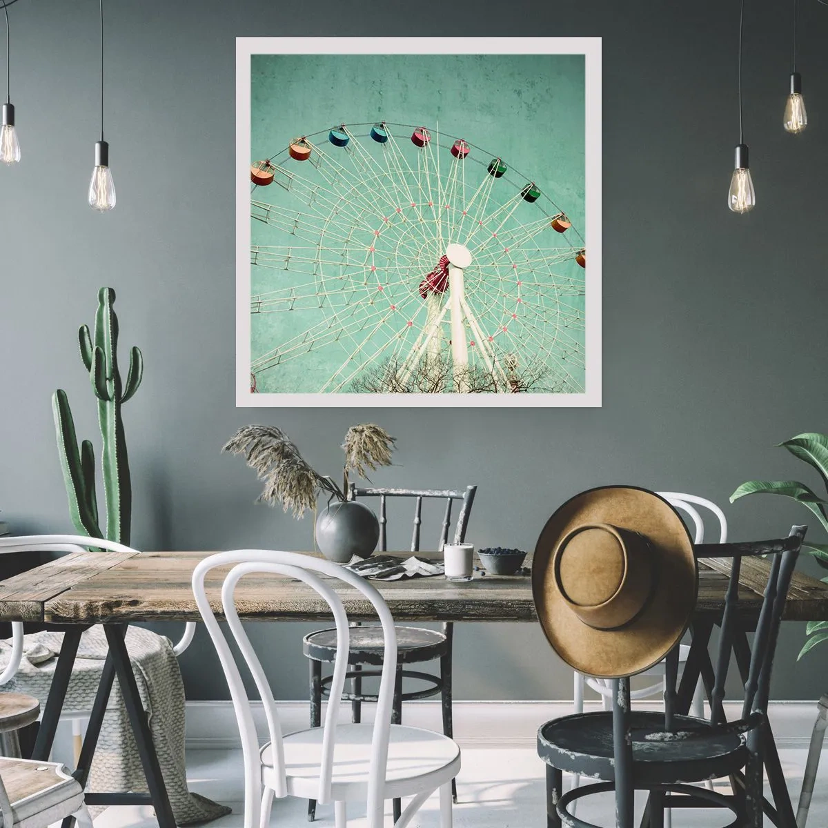 Poster - Wir laden zum Spiel ein - 60x60 cm