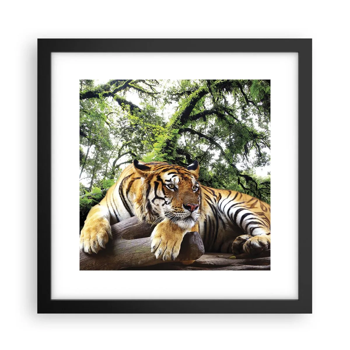 Poster in einem schwarzem Rahmen - Hochachtungsvoll - 30x30 cm