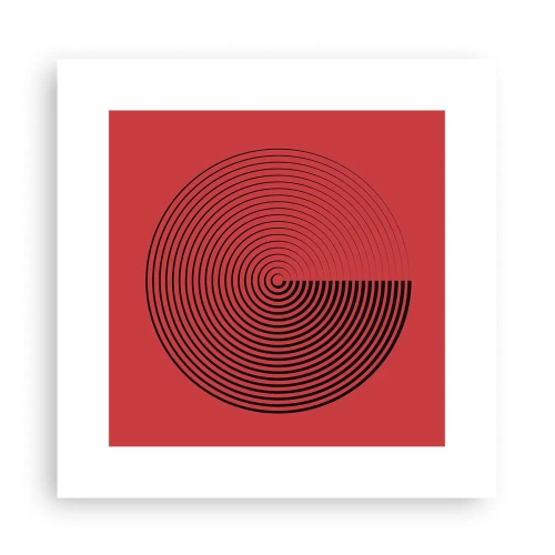 Poster - Kreisbewegung - 30x30 cm
