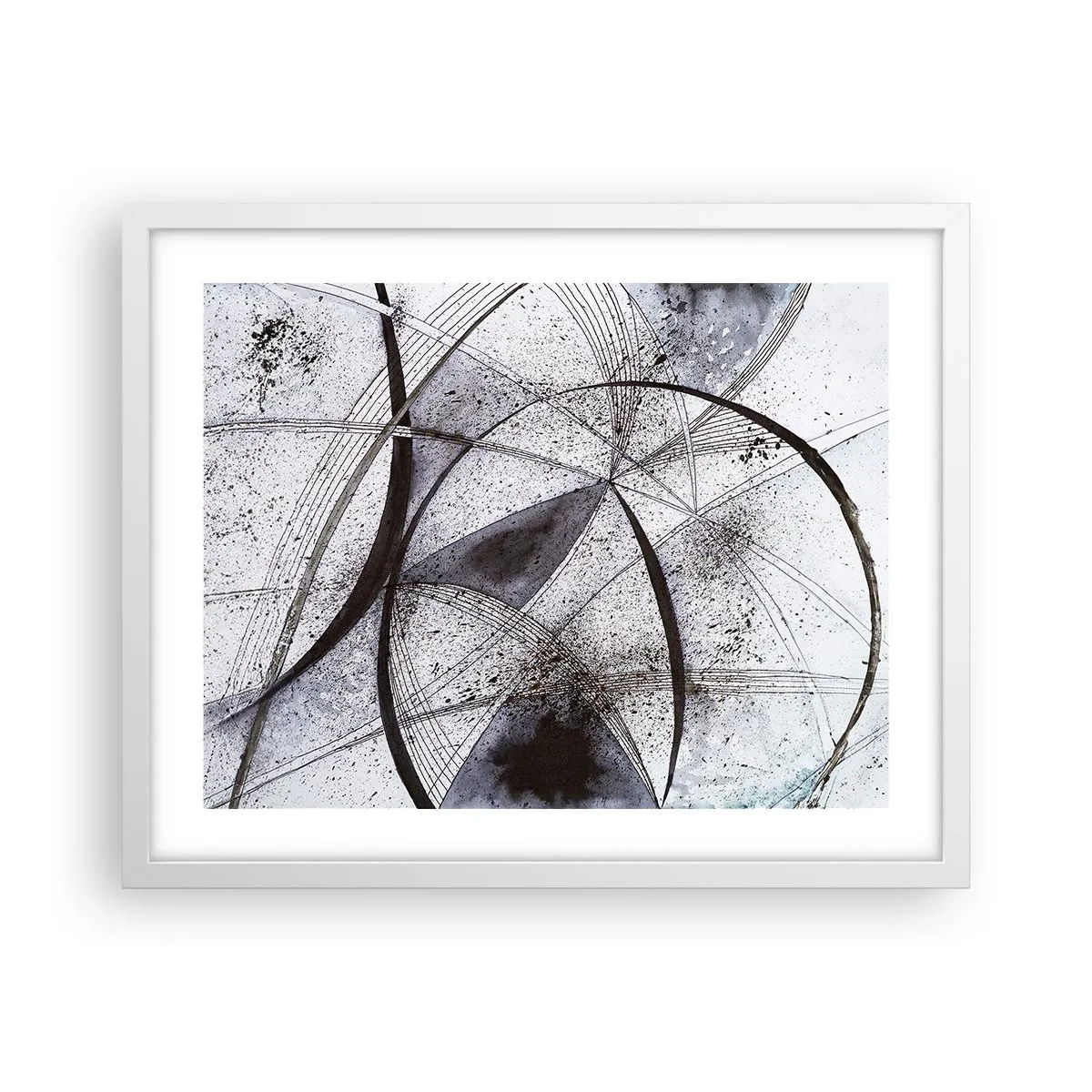 Poster in einem weißen Rahmen - Futuristische Fantasie - 50x40 cm