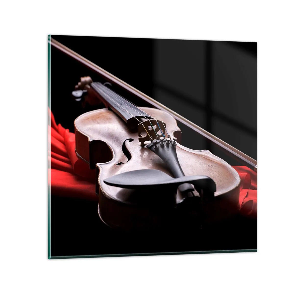 Glasbild - Bild auf glas - Musik der Gefühle - 40x40 cm