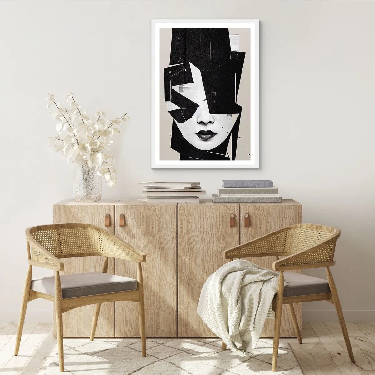 Poster in einem weißen Rahmen - Tief verborgen - 30x40 cm