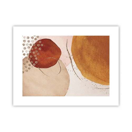Poster - Rundheit und Bewegung - 40x30 cm