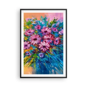 Poster in einem schwarzem Rahmen - Lebensenergie - 61x91 cm