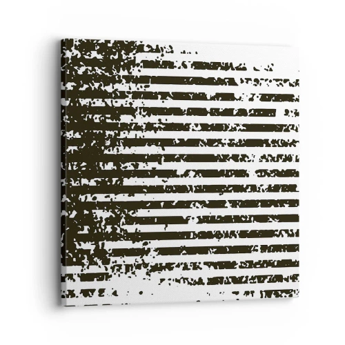 Bild auf Leinwand - Leinwandbild - Rhythmus und Rauschen - 30x30 cm