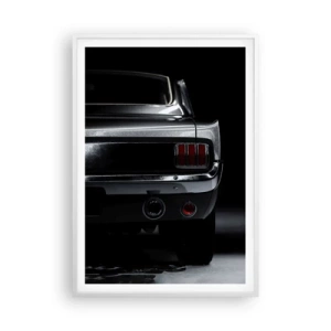 Poster in einem weißen Rahmen - Charme des Klassikers - 70x100 cm