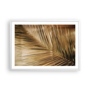 Poster in einem weißen Rahmen - Natürliche Kolonnade - 70x50 cm