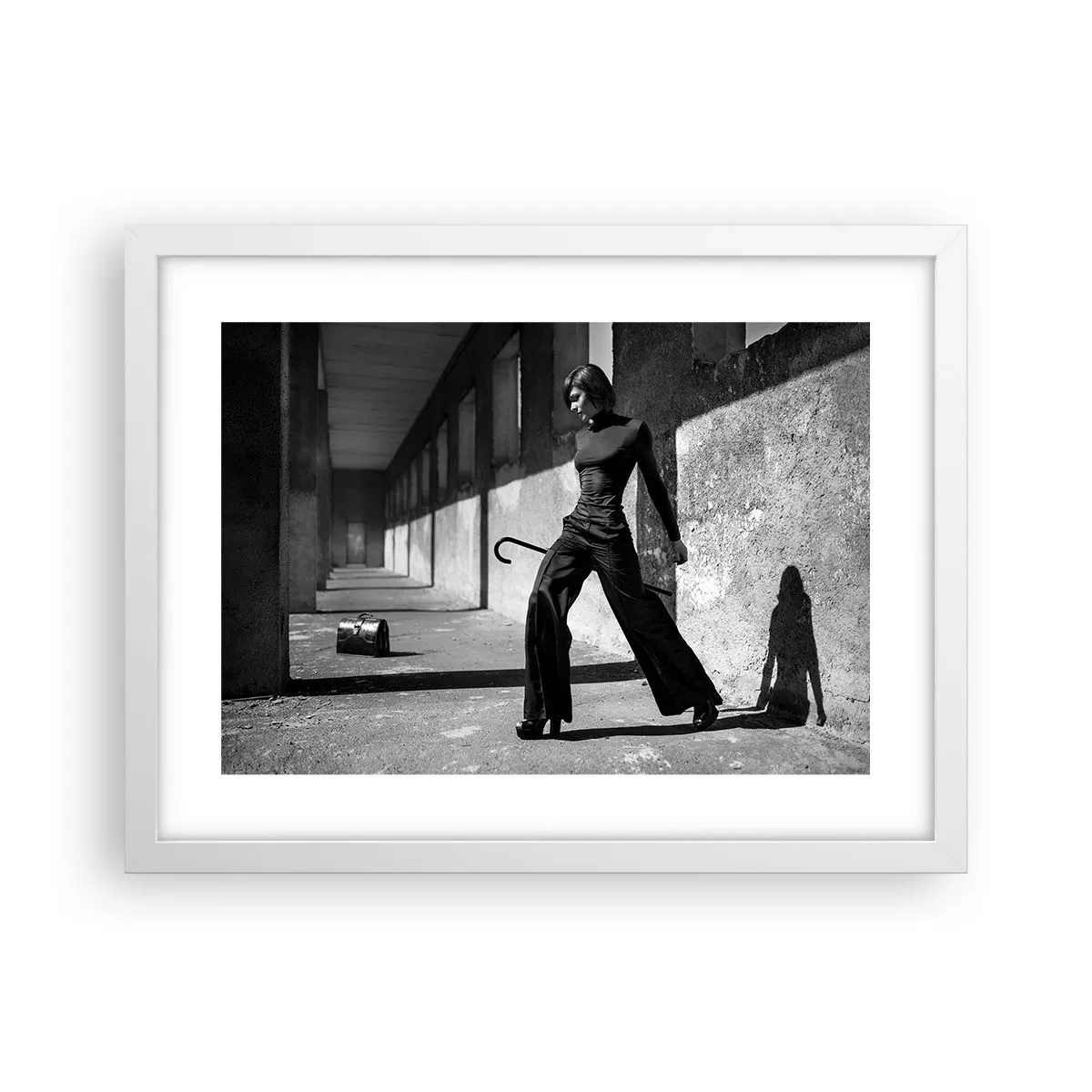 Poster in einem weißen Rahmen - Urbane Eleganz - 40x30 cm