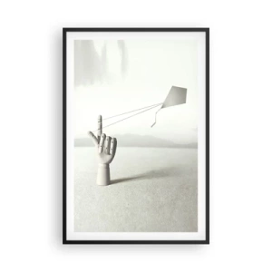 Poster in einem schwarzem Rahmen - Kraftprobe - 61x91 cm