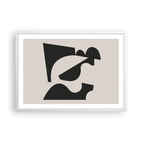 Poster in einem weißen Rahmen - Zum Selbstbauen - 70x50 cm