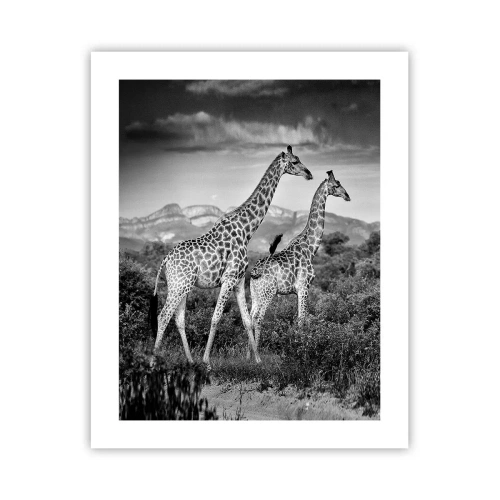 Poster - Hohe Sphären in Afrika - 40x50 cm