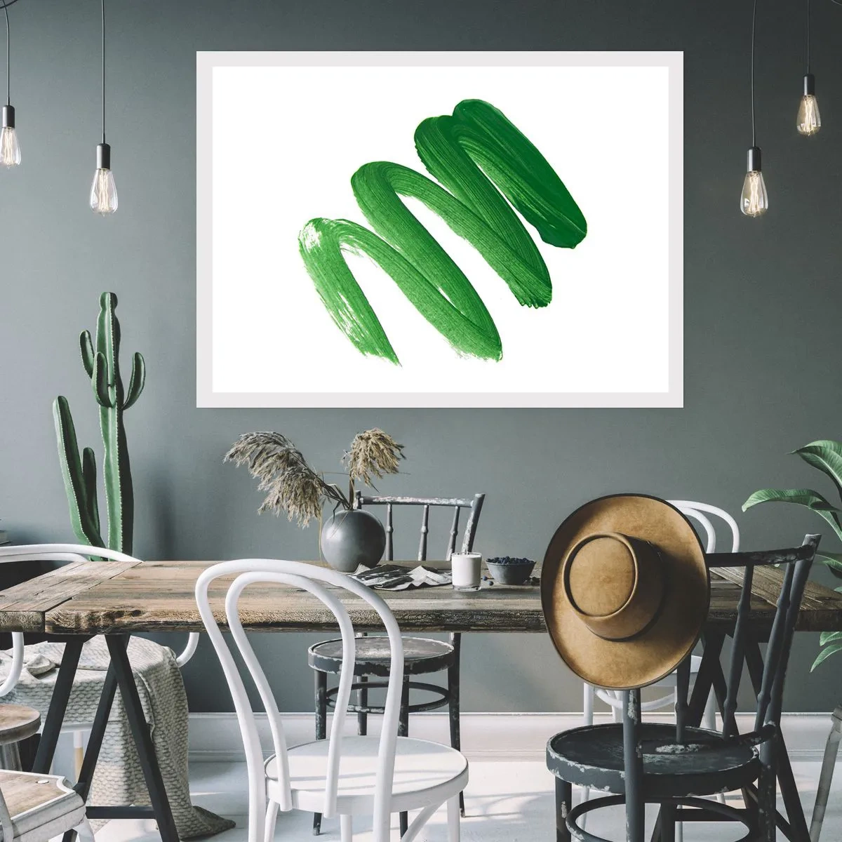 Poster - Grüner Witz - 50x40 cm