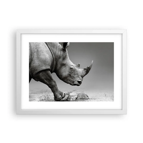 Poster in einem weißen Rahmen - Unaufhaltsame Stärke - 40x30 cm
