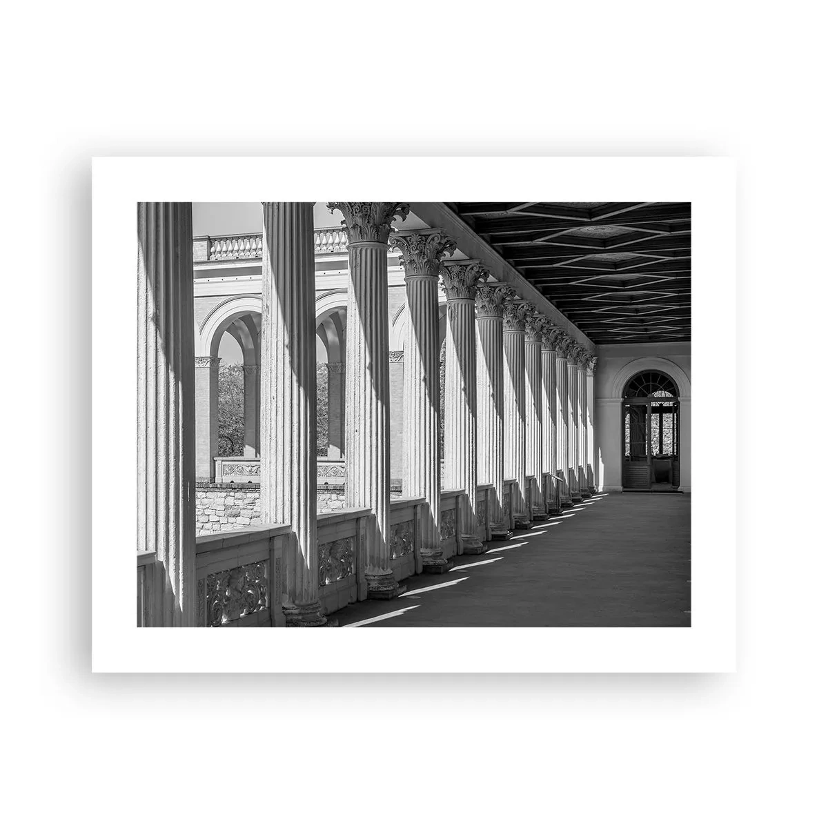 Poster - Sonnige Arkade - 50x40 cm