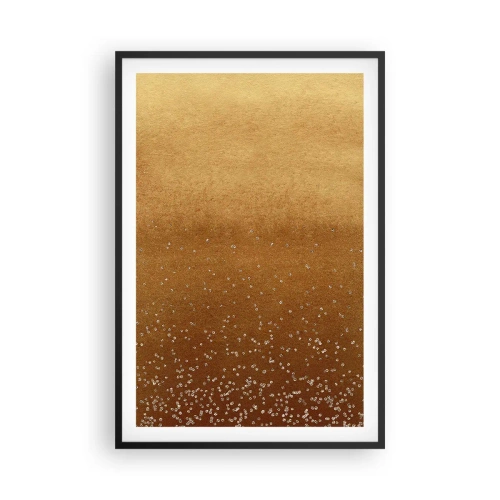 Poster in einem schwarzem Rahmen - Die Geburt des Lichts - 61x91 cm