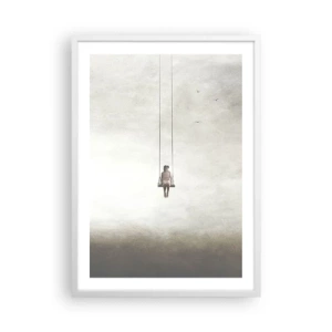 Poster in einem weißen Rahmen - Ein Kind in uns - 50x70 cm