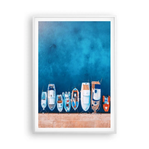 Poster in einem weißen Rahmen - In einer Reihe - 70x100 cm