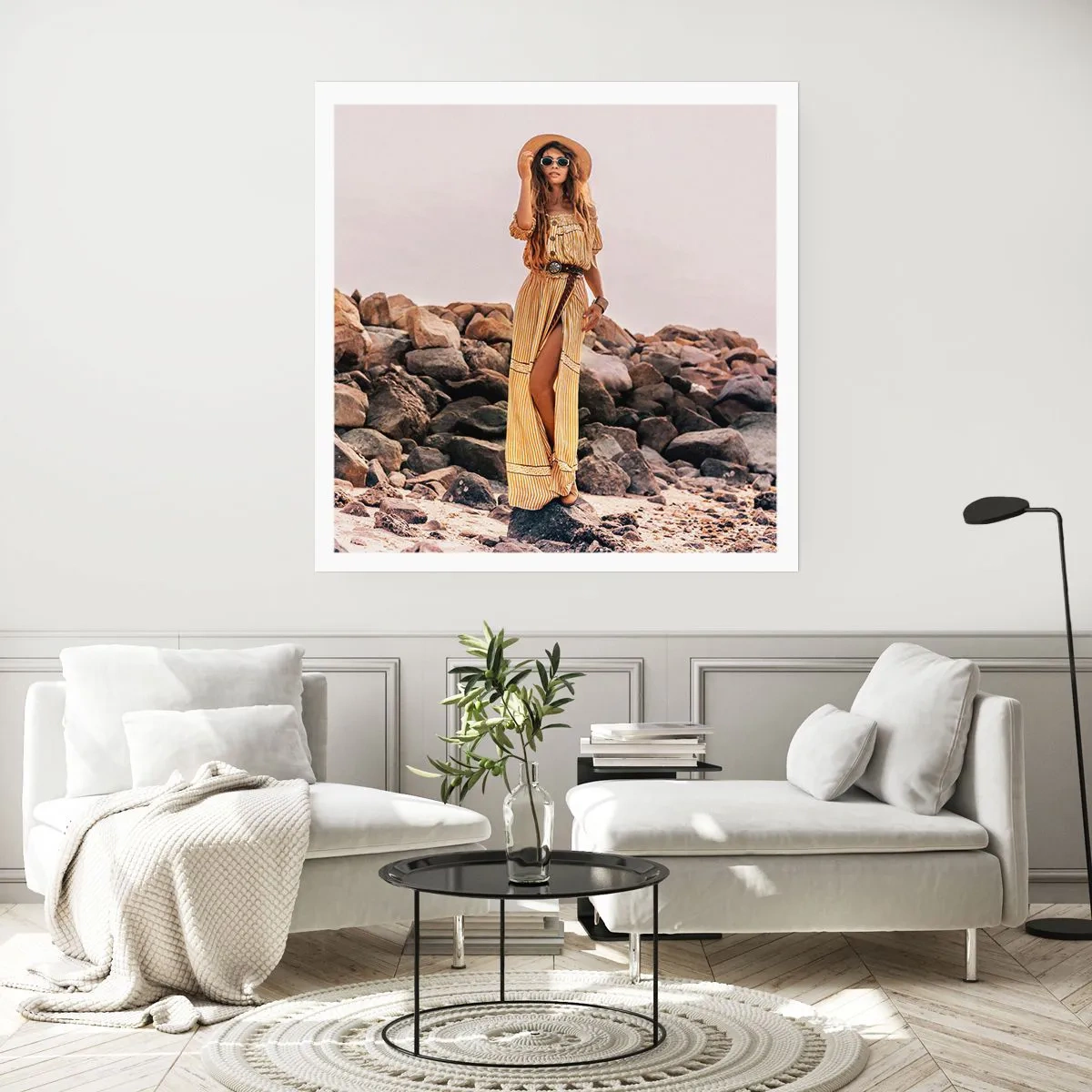 Poster - Die Magie der Steine - 60x60 cm