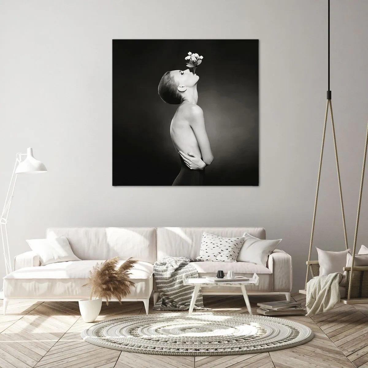 Bild auf Leinwand - Leinwandbild - Exzentrische Eleganz - 60x60 cm