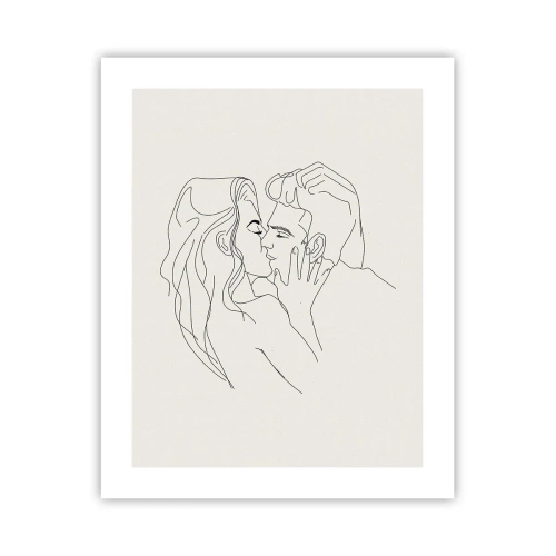 Poster - Verstrickt im Gefühl - 40x50 cm