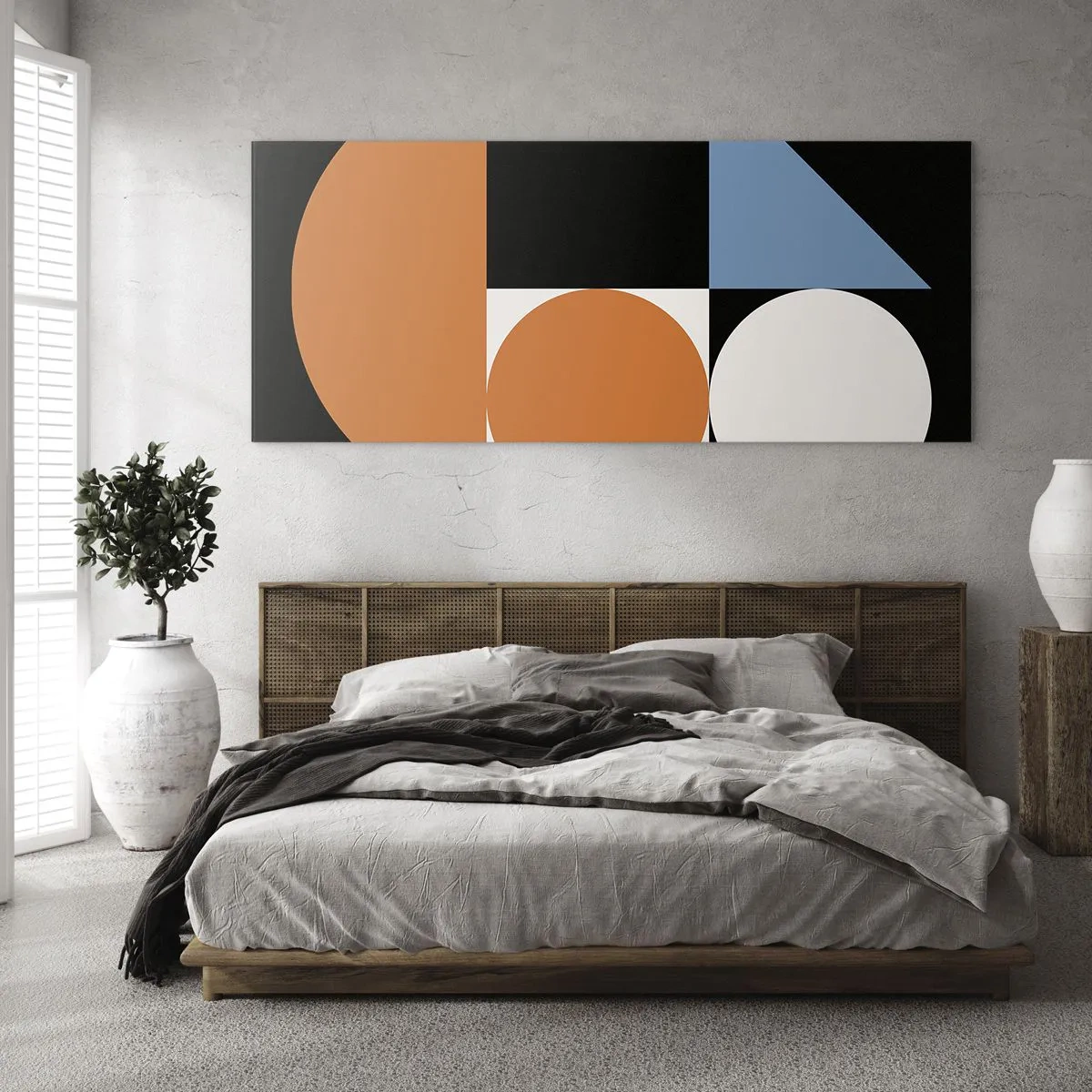 Glasbild - Bild auf glas - Bebilderte Anordnung - 100x40 cm