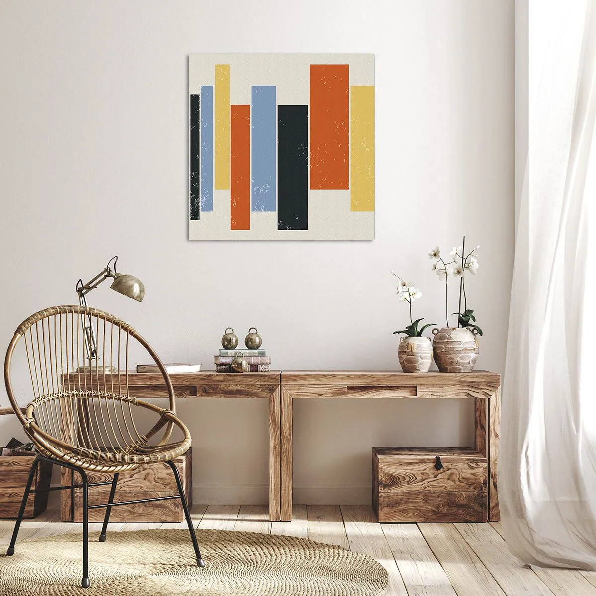 Bild auf Leinwand - Leinwandbild - Musiknotation - 30x30 cm