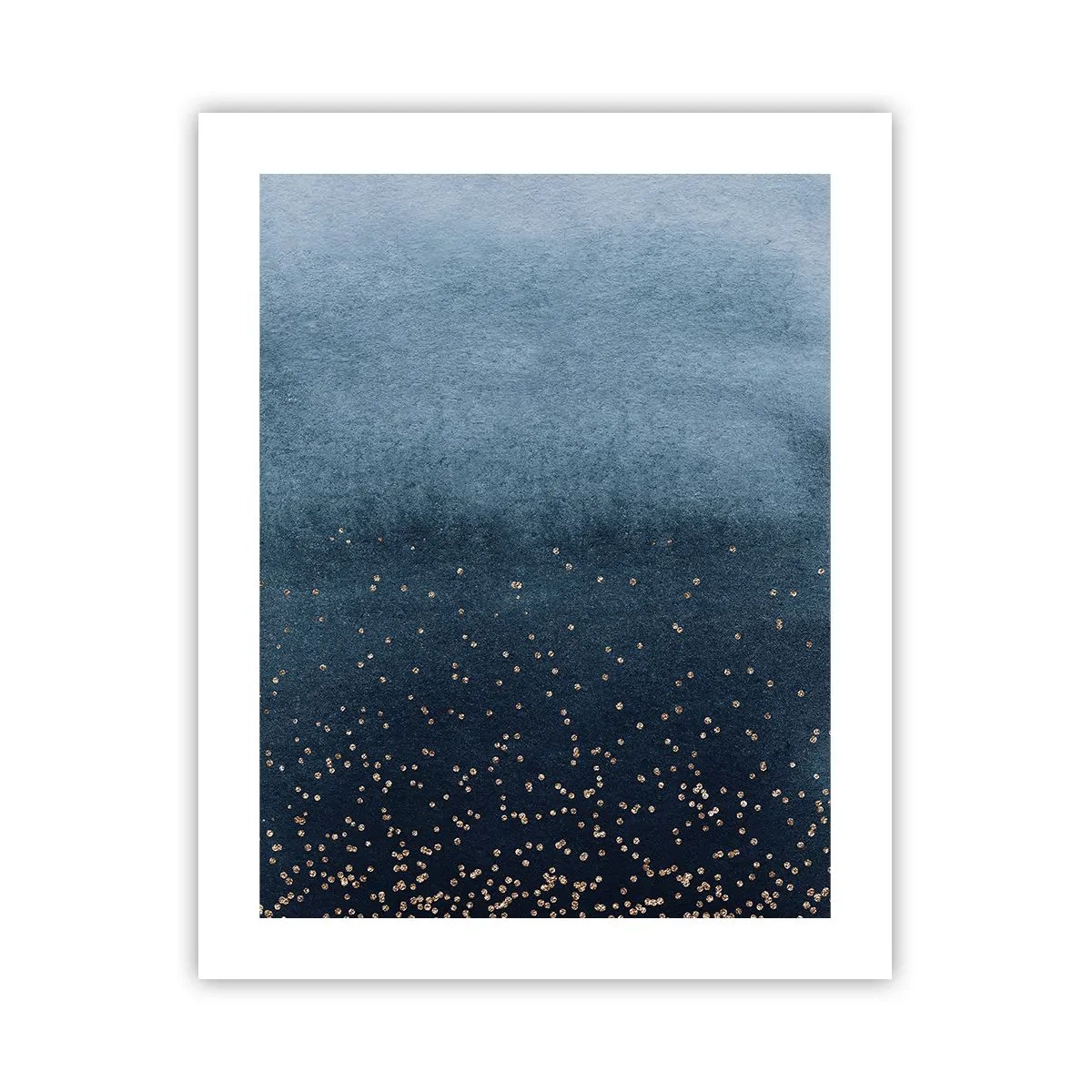 Poster - Komposition - blaue Phasen - 40x50 cm