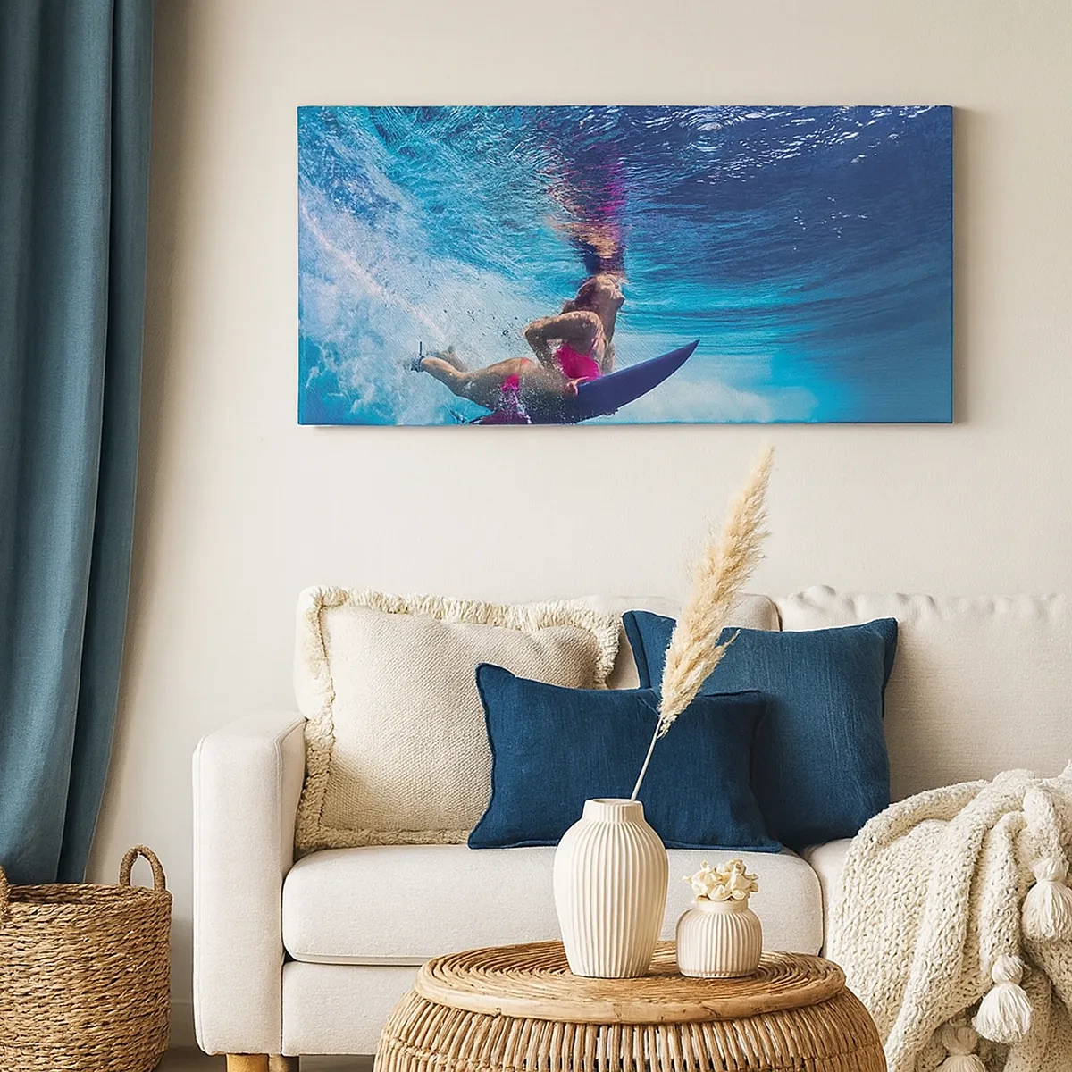 Bild auf Leinwand - Leinwandbild - Tiefe der Freude - 30x30 cm