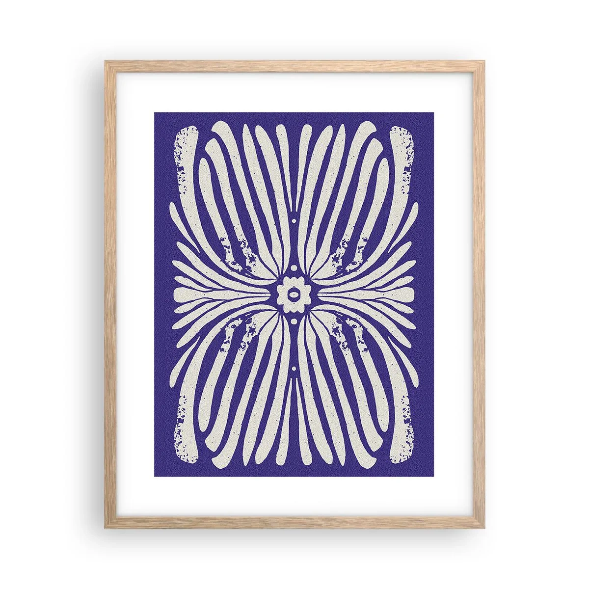 Poster in einem Rahmen aus heller Eiche - Ethnische Inspirationen - 40x50 cm