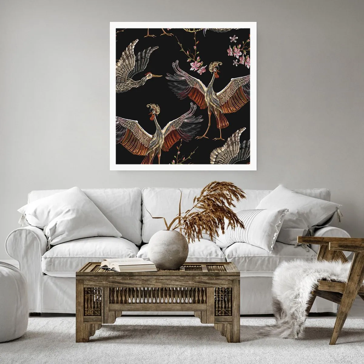 Poster - Märchenvogel - 50x50 cm