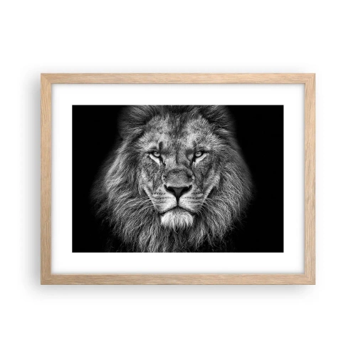 Poster in einem Rahmen aus heller Eiche - Im Krönungsgewand - 40x30 cm