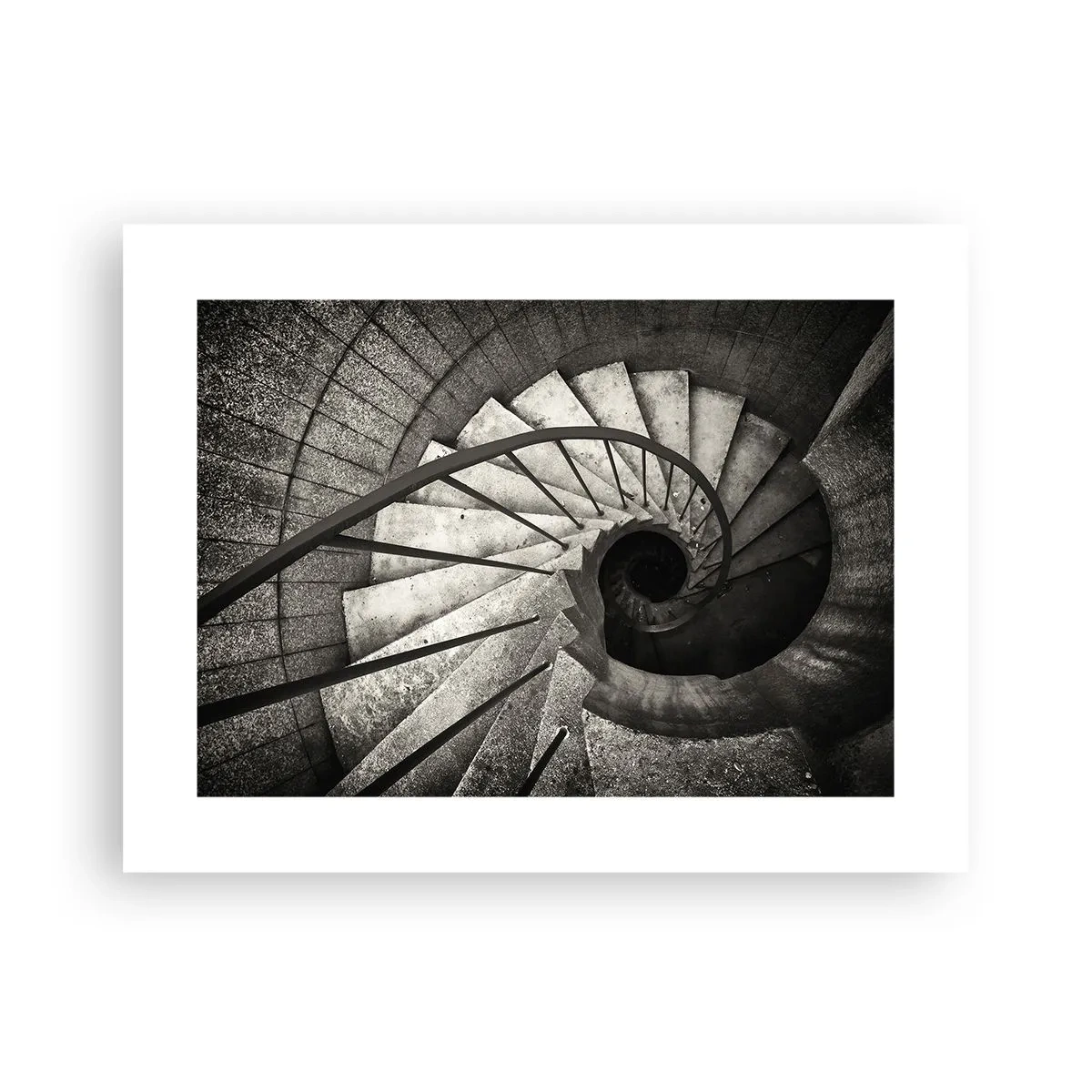 Poster - Treppe hoch, Treppe runter - 40x30 cm