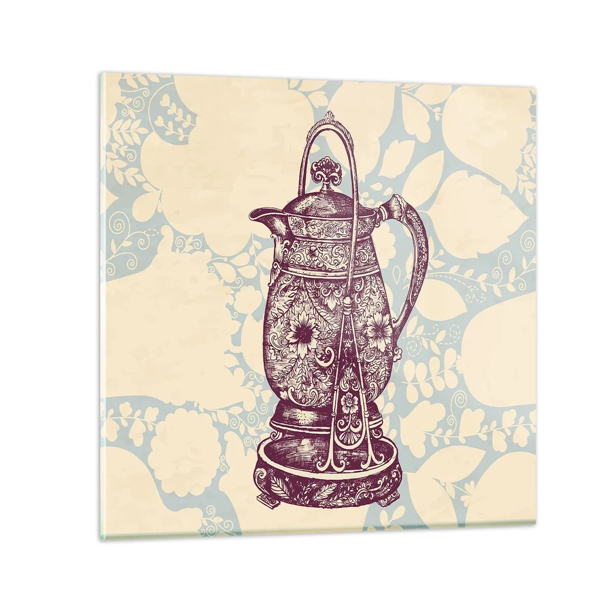 Glasbild - Bild auf glas - Schönheit des Alltags - 60x60 cm