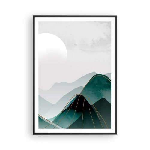 Poster in einem schwarzem Rahmen - In voller Majestät - 70x100 cm