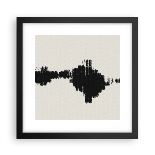 Poster in einem schwarzem Rahmen - Schwingungen der Fantasie - 30x30 cm