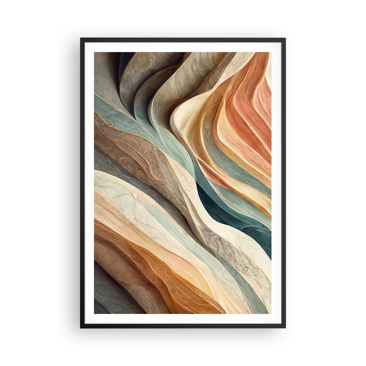 Poster in einem schwarzem Rahmen - Moment vor der Veränderung - 70x100 cm