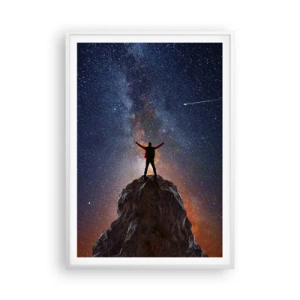 Poster in einem weißen Rahmen - Die Macht ist mit mir! - 70x100 cm