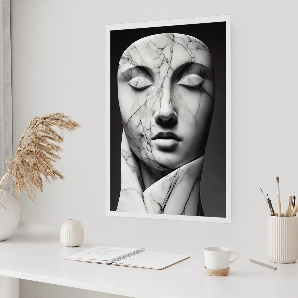 Poster - Marmorformen - 61x91 cm