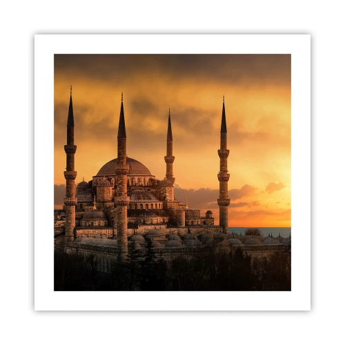 Poster - Gott ist großartig - 50x50 cm