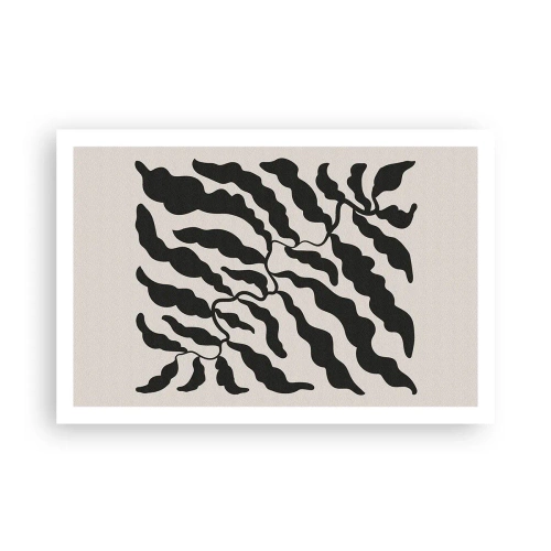 Poster - Natur des Quadrats - 91x61 cm